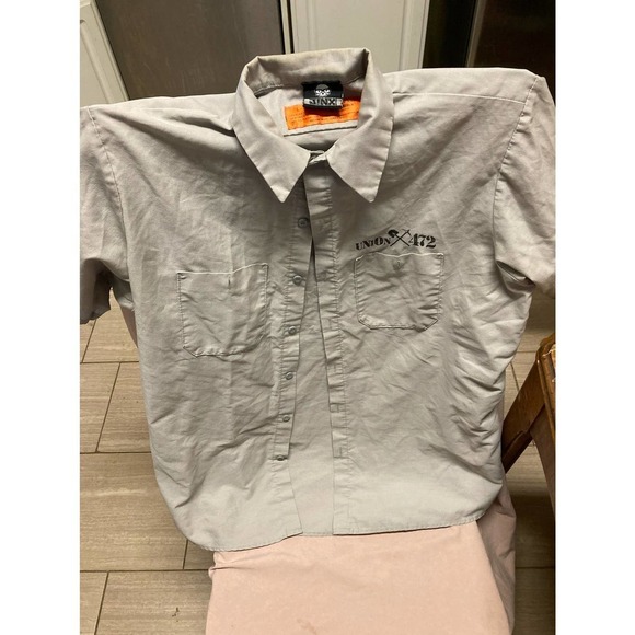 Rare BLIZZARD Red Kap WORLD OF WARCRAFT Jinx Men’s Employee Utility Shirt Large - Picture 1 of 3